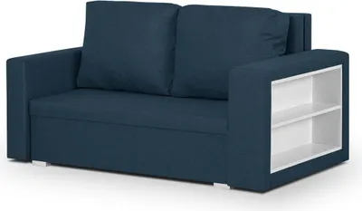 Produktbild von 2-Sitzer-Sofa mit Schlaffunktion MILO1 - Marineblau