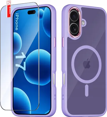 Produktbild von iPhone 17 CASE Hülle für MagSafe MATT Magnetisch PREMIUM + Glas 9H