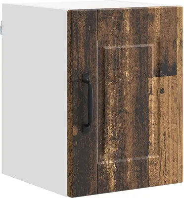 Image de vidaXL Armoire murale PORTO en bois recyclé 30 x 31 x 40 cm, aggloméré