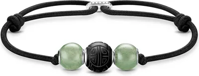 Produktbild von Thomas Sabo Armband Bead schwarz, grün  A2079-811-11-L22V