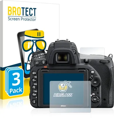 Produktbild von 3x BROTECT Schutzglas für Nikon D750 Schutzfolie Panzer Folie Glas Display Schutz klar