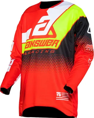 Productafbeelding van Answer Elite Korza crossbroek, rood/geel/zwart, maat S