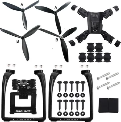 Obrázok produktu pre Hubsan H501S X4 AIR H501A Pristátie nôh Gear Gimbal Mount Camera Holder Bracket Vrtule Quadcopper Náhradné diely čierne