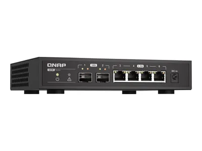 Produktbild von QNAP QSW-2104-2S - Switch - unmanaged - 2 x 10 Gigabit SFP+ + 4 x 2.5GBase-T - Desktop