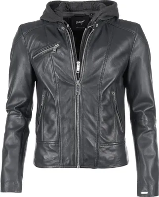 Produktbild von Maze Lederjacke Mico Damen black/black S