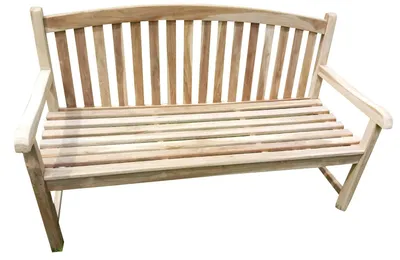 Produktbild von Teak Sitzbank Bank Gartenbank Holzbank Teakbank Parkbank Windsor 120cm