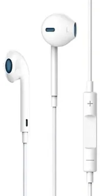 Obrázok produktu pre Káblové slúchadlá s 3,5 mm mini jackom do uší v bielej farbe 1,20 m