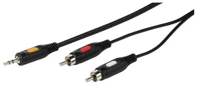 Produktbild von Kabel VIVanco™46031 2.5M RCA-3.5MM