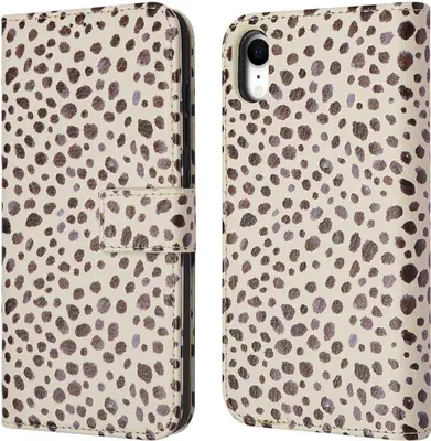 Image de imoshion Design Bookcase voor de Apple iPhone Xr - Black And White Dots