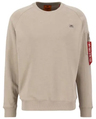 Produktbild von Alpha Industries X-Fit Sweat Sweatshirt für Herren Vintage Sand