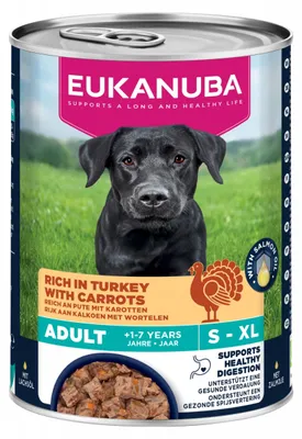Produktbild von EUKANUBA Life Care Rich in turkey and carrots - Nassfutter für Hunde - 400g