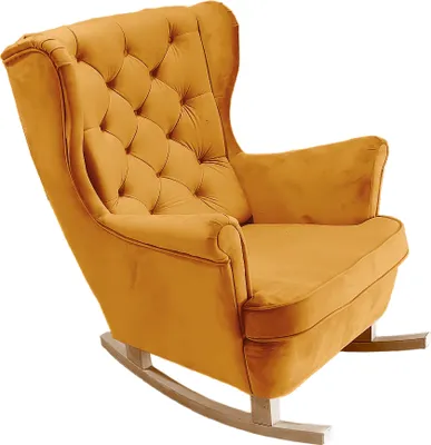 Image de DomoHome Fauteuil de relaxation Fauteuil avec accoudoirs Fauteuil TV Lounge Fauteuil rembourré Fauteuil Couch Fauteuil de salon Fauteuil à oreilles | 102x81x95cm | Or_29820