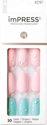 Image de Ongles autocollants imPRESS Nails Dew Drop 30 pièces