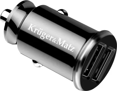 Zdjęcie produktu dla Km0013 Ladowarka Samochodowa Kruger&Matz Dual Usb