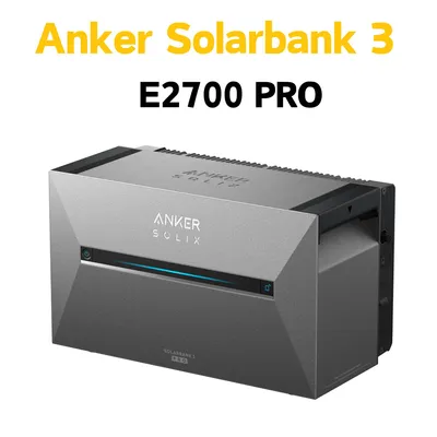 Produktbild von Anker SOLIX Solarbank 3 E2700 Pro Speicher für Balkonkraftwerke Stromspeicher Powerbank 2,688kWh mit intelligenten KI-Funktionen
