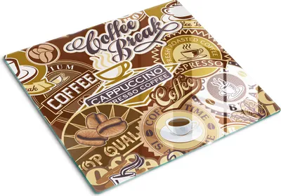 Obrázok produktu pre Sklenená ochranná doska – Kryt varnej dosky – Kryt na indukčnú dosku – 60x52 cm – Rýchle čistenie – Tvrdené sklo – Kaviareň