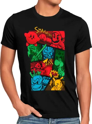Produktbild von style3 Smaaash Herren T-Shirt smash console