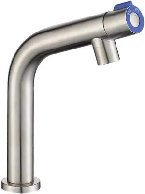 Image de Tuyau de salle de bain pour robinet, avec bouton rotatif à griffes métalliques et en acier inoxydable