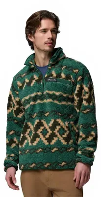 Produktbild von Columbia Rugged Ridge™ High Pile Fleece Mit Halbem Reißverschluss Grün M Mann Grün M