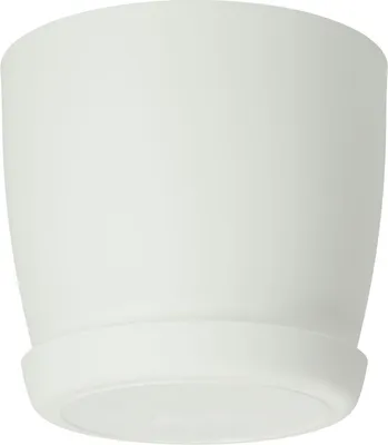 Immagine prodotto di Vaso da fiori KADAX "Agen", fioriera con sottovaso, bianco, 20 cm