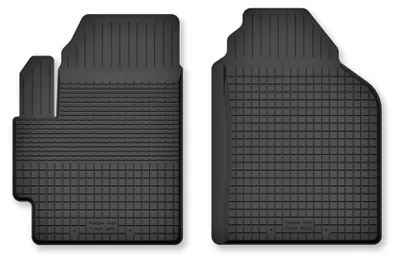Image de Tapis avant en caoutchouc pour Mazda 2 Hybrid 2022- (hayon) – 2 pièces, noirs, semi-universel, adapté