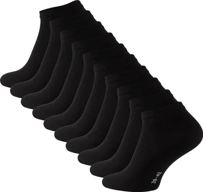 Produktbild von Stark Soul® Essentials Sneaker-Socken, 10 Paar, Gr: 39-42,  Schwarz