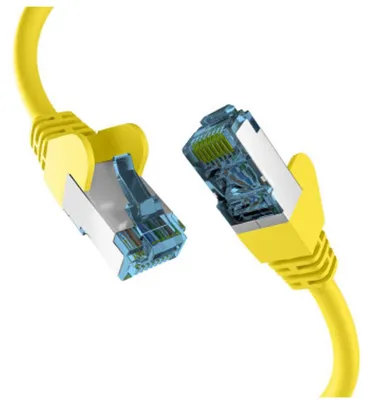 Produktbild von EFB RJ45 PATCHKABEL mit CAT7 ROHKABEL GELB 3m