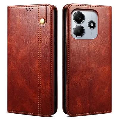 Obrázek produktu pro Pouzdro pro Xiaomi Redmi Note 14 5G kožené flip pouzdro peněženka s funkcí stojánku červené