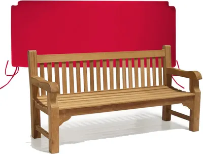 Produktbild von Bankauflage 50 x 200 x 5 cm für Parkbank Belluno TB-1022 - Rot