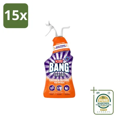 Produktbild von 15 x Cillit Bang Kalk & Schmutz Reiniger - 750 ml - Vorratspackung - 15 Stücke