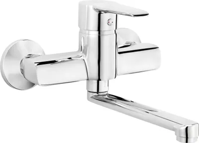 Produktbild von Corio Wand-Waschtischarmatur, Chrom