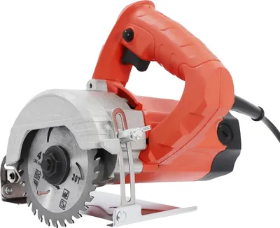 Zdjęcie produktu dla Przenośna krajalnica, średnica ostrza 110 mm, maksymalna głębokość cięcia 34 mm, moc znamionowa 1580 W, czerwona, UE
