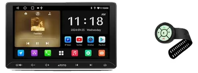 Produktbild von Autoradio, Touchscreen, Multimedia-Unterstützung, mit Fernbedienung