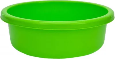 Obrázok produktu pre Plastikschüssel 9 l 36 cm. GRÜN RUND tief STARK ZERTIFIKAT HERGESTELLT IN POLEN