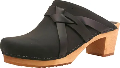 Immagine prodotto di Sanita Wood-Manuella Square Open Clog Nero Gr.42