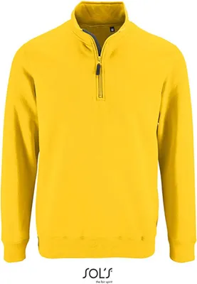 Image de SOLs 02088 | Sweat zippé à col haut pour homme Stan - Couleur : Or - Taille : L
