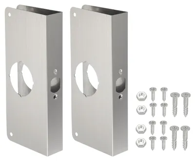 Immagine prodotto di Set di 2 piastre di rinforzo per porte di spessore 1-3/8"