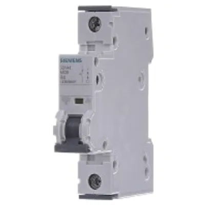 Obrázek produktu pro Jistič 230/400V, 10kA, 1pól - Miniaturní jistič 1pólový B4A 5SY4104-6