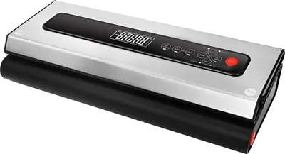 A vacuum sealer machine on a white background.