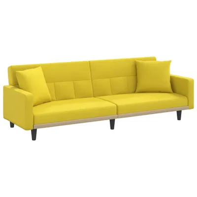 Zdjęcie produktu dla VidaXL 351879, Żółty, Pianka, Poliester, Poli drewno, 2200 mm, 890 mm, 700 mm