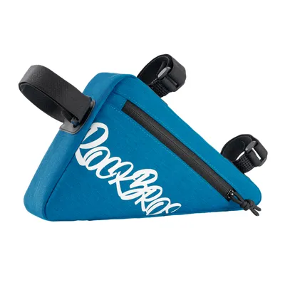 Immagine prodotto di ROCKBROS Borsa a triangolo per bicicletta Borsa portatile per telaio MTB idrorepellente 0,8L blu