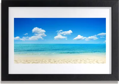 Produktbild von Bild 30x20 MDF-Rahmen Wandkunst Sea Blue Sky