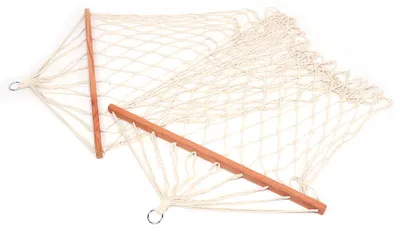 Image de Hamac suspendu en filet portable pour le jardin, idéal pour le camping et les voyages