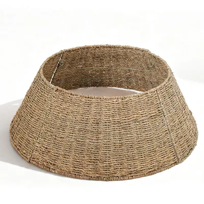 Produktbild von Salcar  Weihnachtsbaumrock aus Seegras - Abdeckung für Baumständer - Ø 60 cm x H 23 cm - Natur