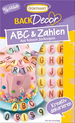 Image de Sucre Günthart ABC et chiffres 27 g