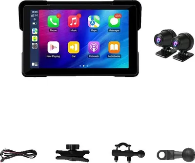 Produktbild von Motorrad DVR, wasserdicht, hochauflösende Kameraoptionen, 7 Zoll 1080P DVR