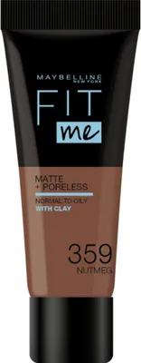 Produktbild von Maybelline New York - Fit Me Matte & Poreless Foundation - 359 Nutmeg