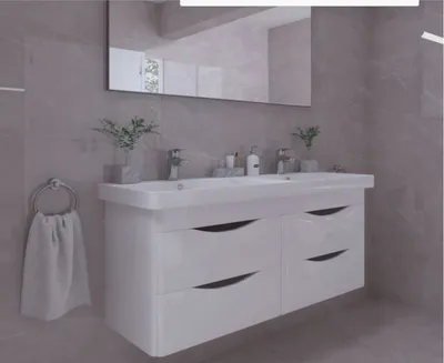 Produktbild von Badmöbel Unterschrank Luxury 120cm mit Doppelwaschbecken