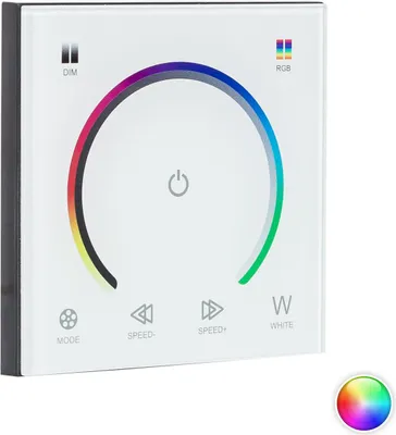 Produktbild von Wand-Controller Dimmbar Touch für LED-Streifen 12/24V DC RGB RGB