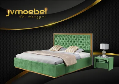 Produktbild von Bett Textil Schlafzimmer Design Möbel Modern Luxus Betten Bettgestell 140x200